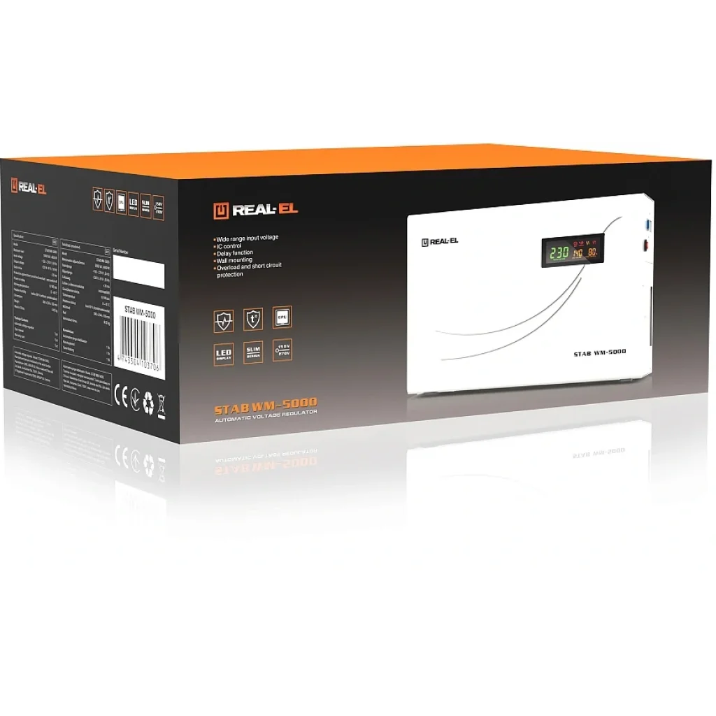 Стабилизатор REAL-EL Stab WM-5000, EL122400014 UA
