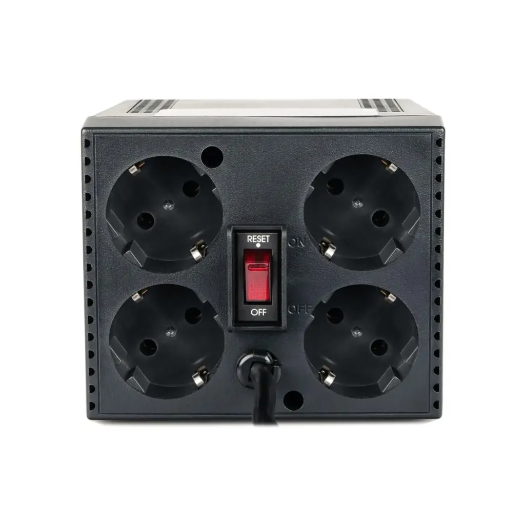 Стабілізатор напруги Powercom TCA-600 black, TCA-600 BK UA