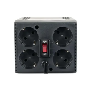 Стабілізатор напруги Powercom TCA-600 black, TCA-600 BK UA