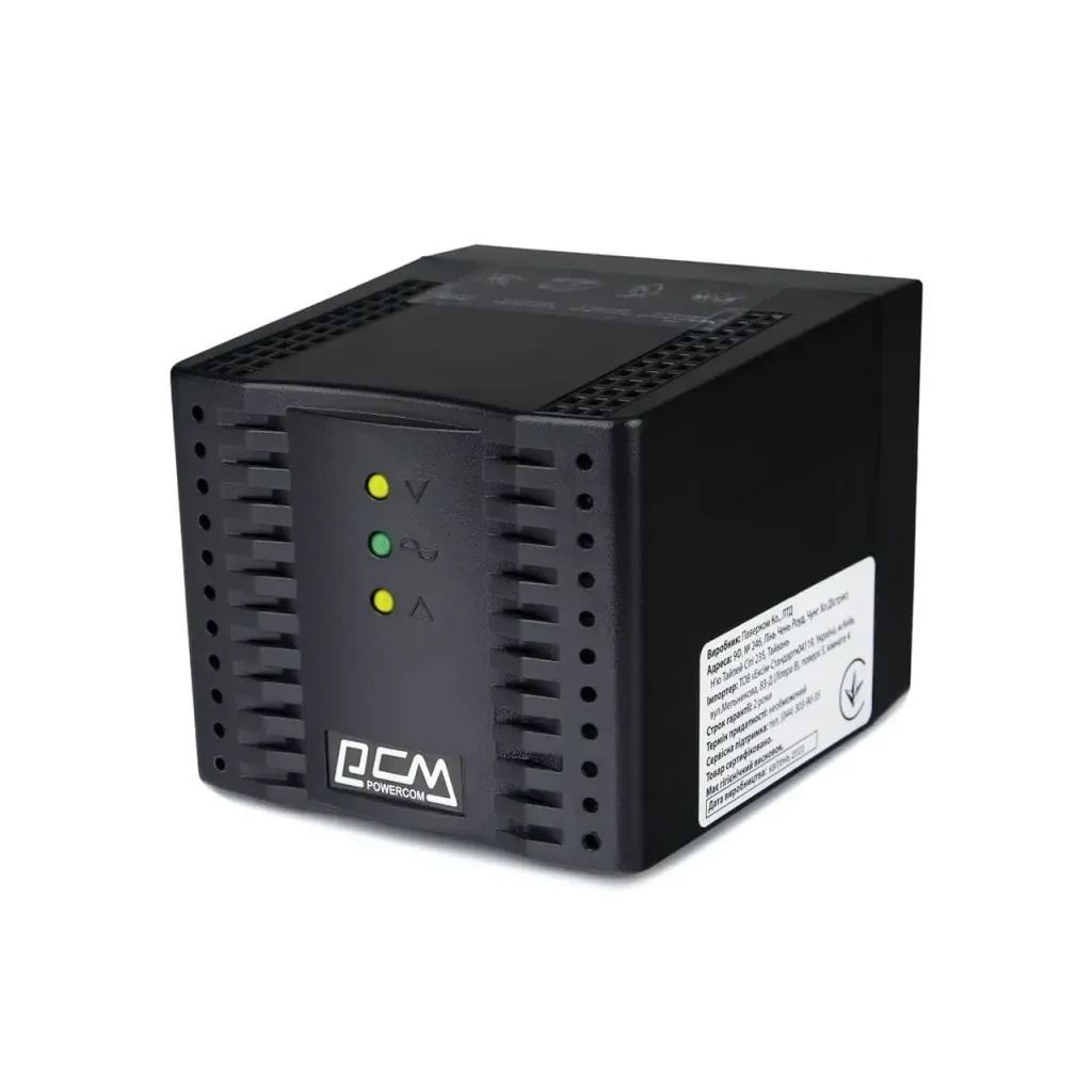 Стабилизатор Powercom TCA-3000 Black UA