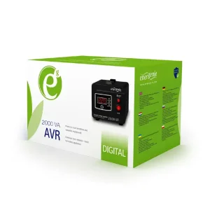 Стабілізатор EnerGenie EG-AVR-D2000-01 2000VA, 2xSchuko UA