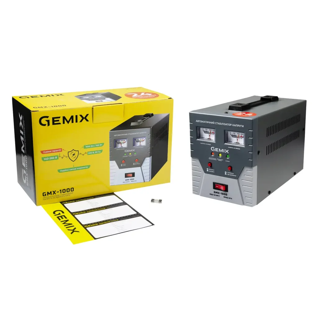 Стабілізатор Gemix GMX-1000, стрілочний UA