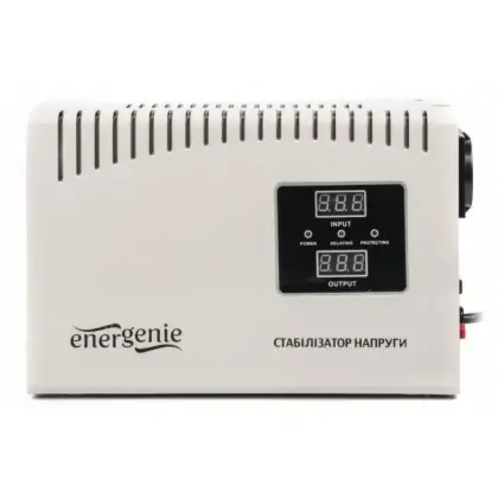 Стабілізатор EnerGenie EG-AVR-DW1000-01 1000VA, 1xSchuko UA