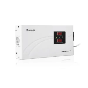 Стабілізатор REAL-EL STAB SLIM-1000 White, EL122400007 UA