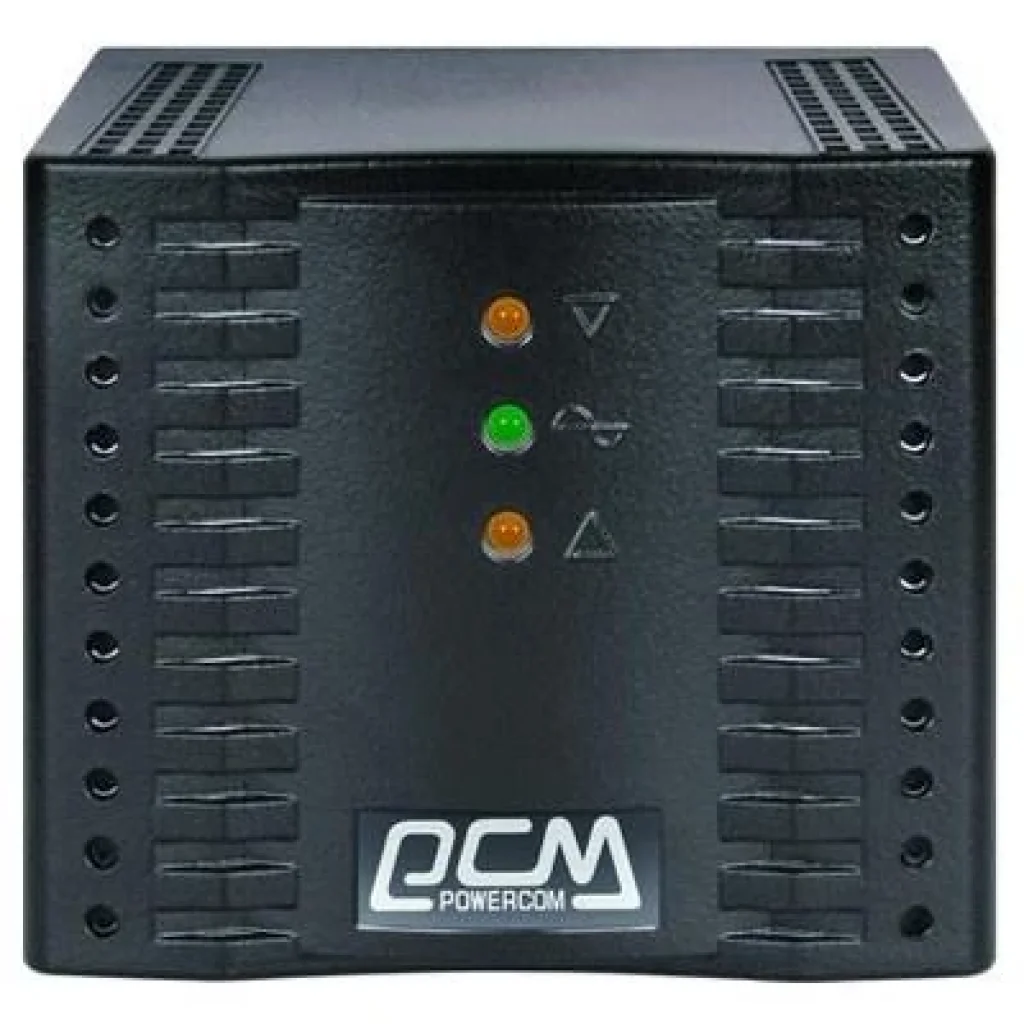 Стабілізатор напруги Powercom TCA-600 black, TCA-600 BK UA