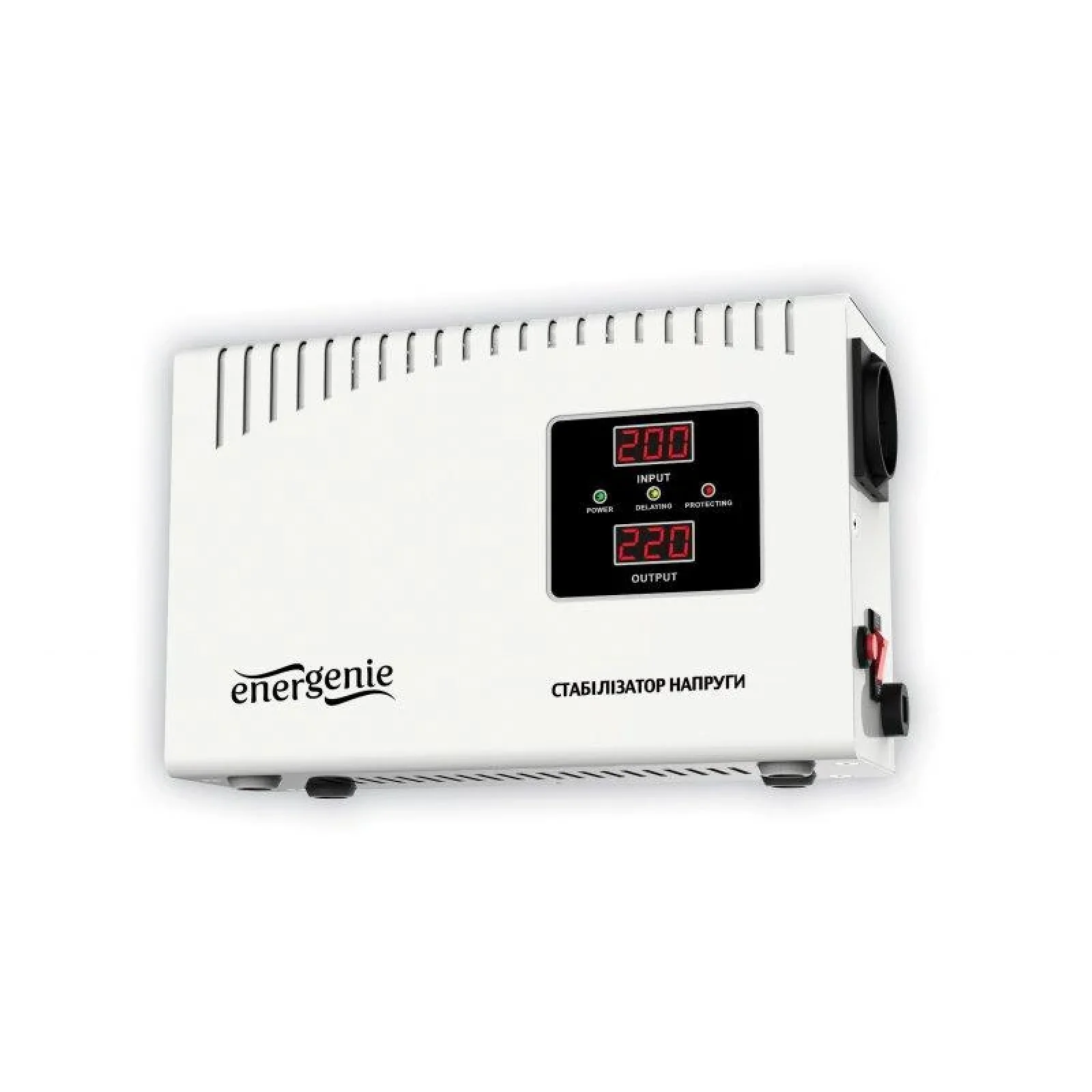 Стабилизатор EnerGenie EG-AVR-DW1000-01 1000VA, 1xSchuko UA