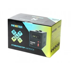 Стабілізатор Maxxter MX-AVR-S1000-01 1000VA UA