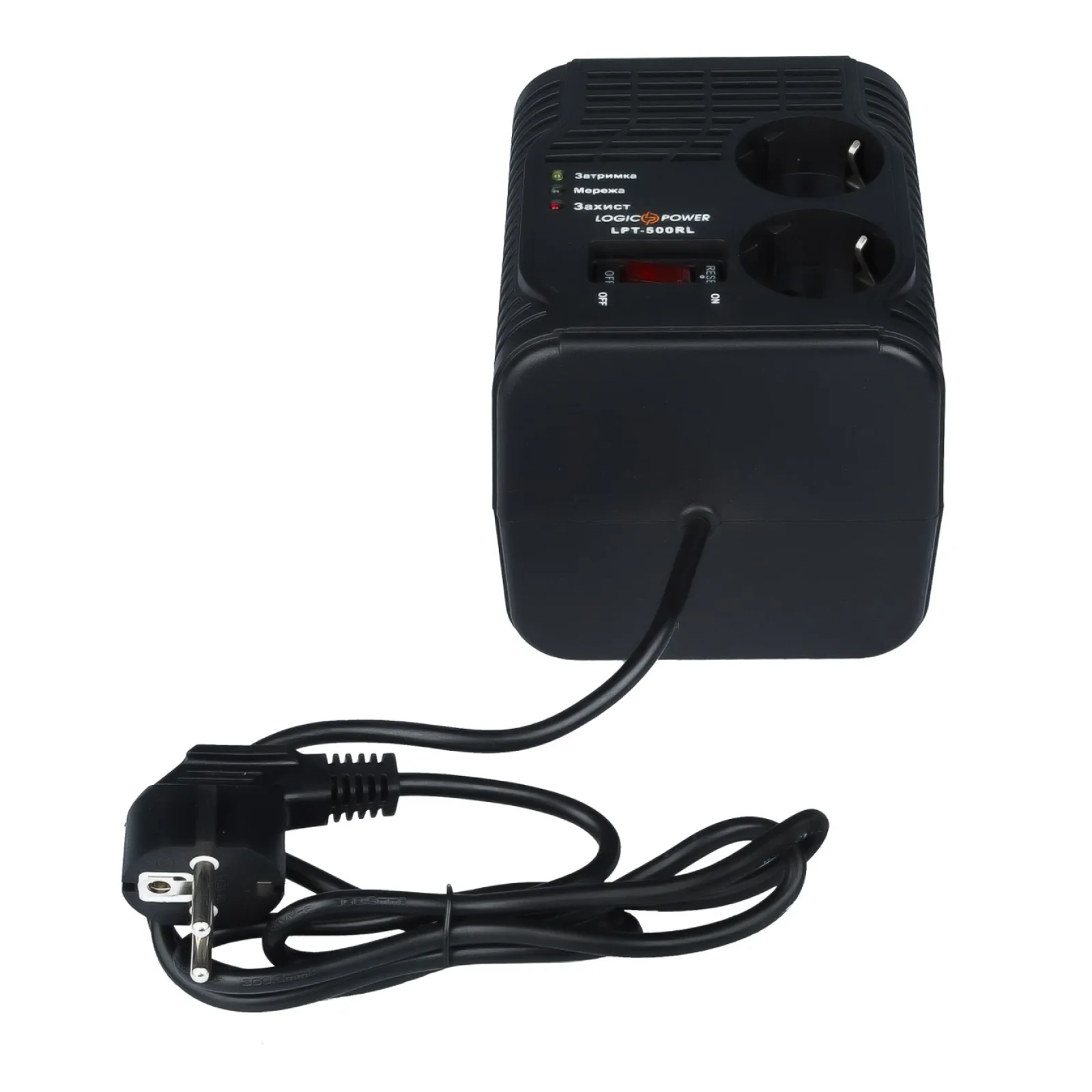 Стабілізатор LogicPower LPT-500RL, 2 x євро, LP3113 UA