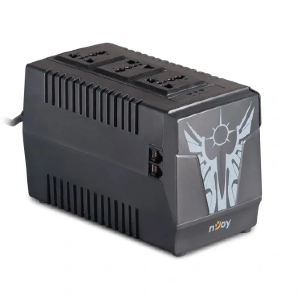 Стабилизатор NJOY Paladin 1000 (PWAV-10003PL-AZ01B) AVR, 3 розетки UA