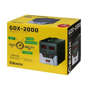 Стабилизатор Gemix GDX-2000, цифровой, 07500005 UA