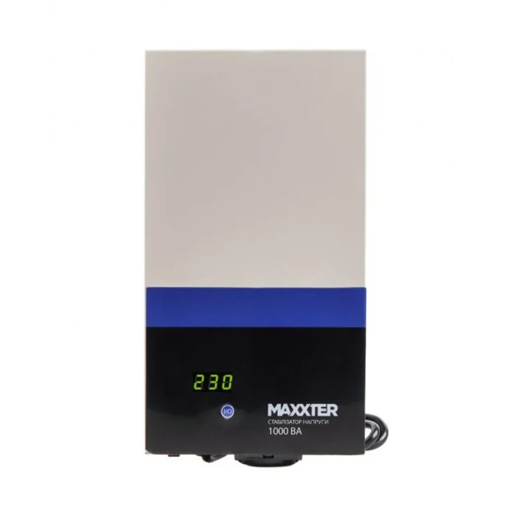 Стабілізатор Maxxter MX-AVR-DW1000-01 1000VA UA
