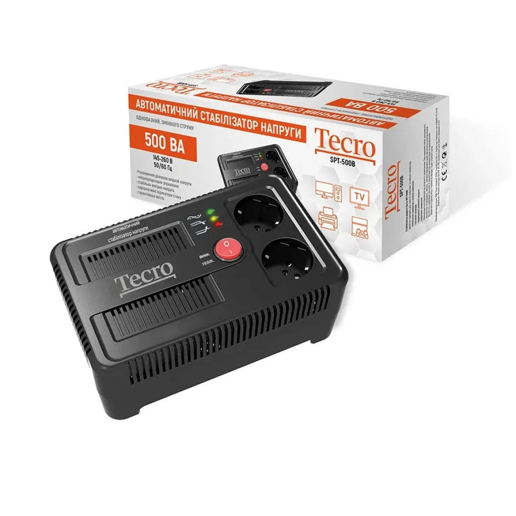 Стабилизатор напряжения Tecro SPT-500B UA