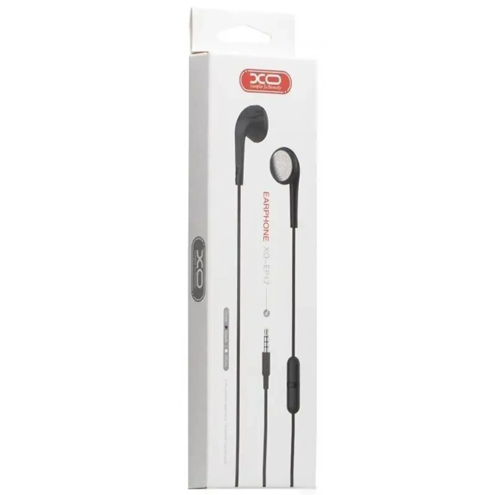 Гарнитура XO EP17 Music Earphone Black (6920680866571) UA
