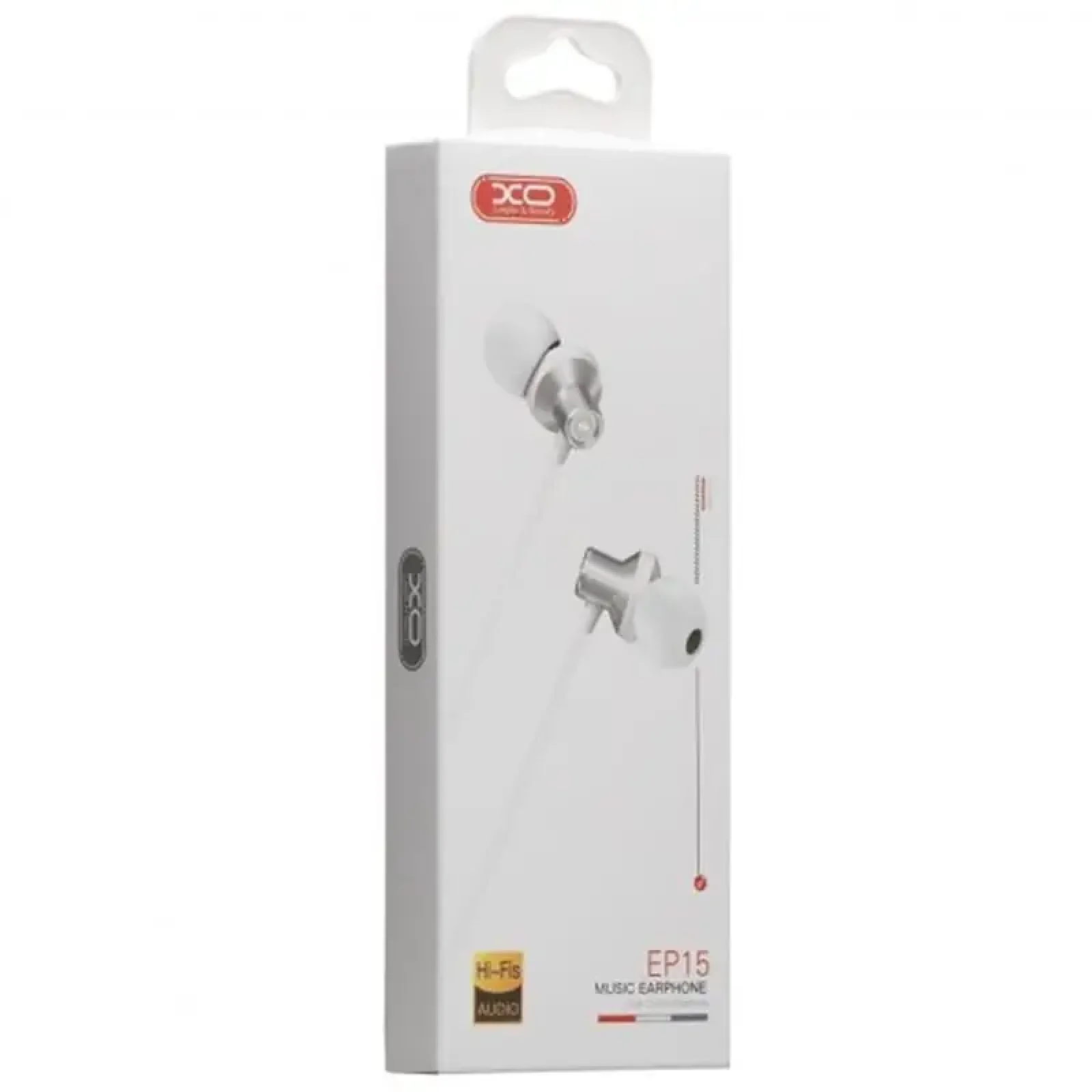 Гарнитура XO EP15 In-ear Metal White (6920680866175) UA