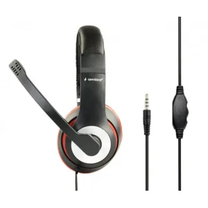 Гарнітура Gembird MHS-03-BKRD Black/Red UA