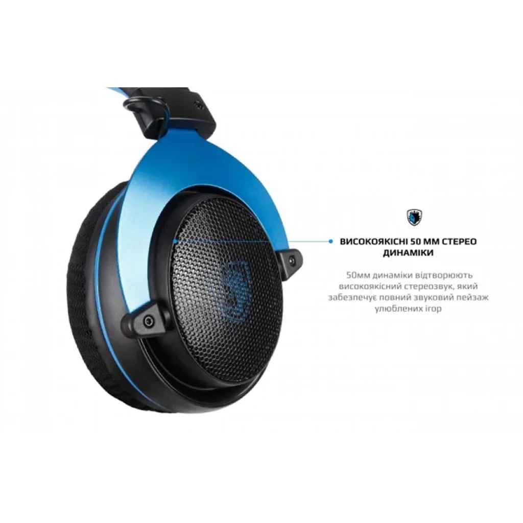 Гарнітура Sades SA-723 Mpower Blue/Black (sa723blj) UA