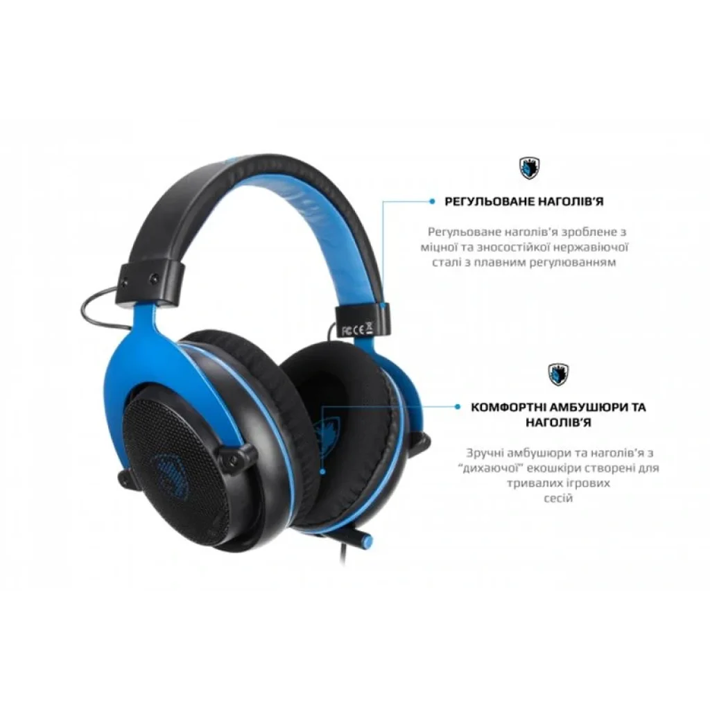 Гарнітура Sades SA-723 Mpower Blue/Black (sa723blj) UA