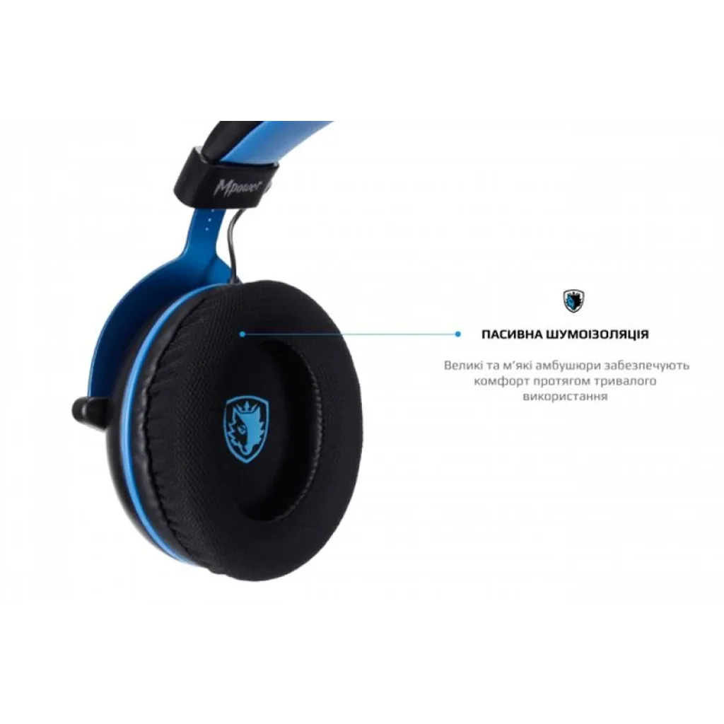 Гарнітура Sades SA-723 Mpower Blue/Black (sa723blj) UA