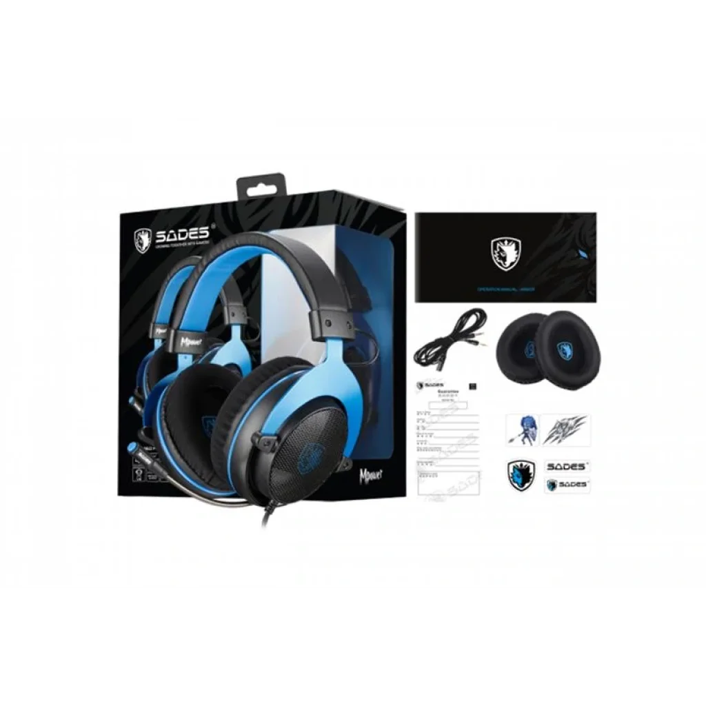 Гарнітура Sades SA-723 Mpower Blue/Black (sa723blj) UA