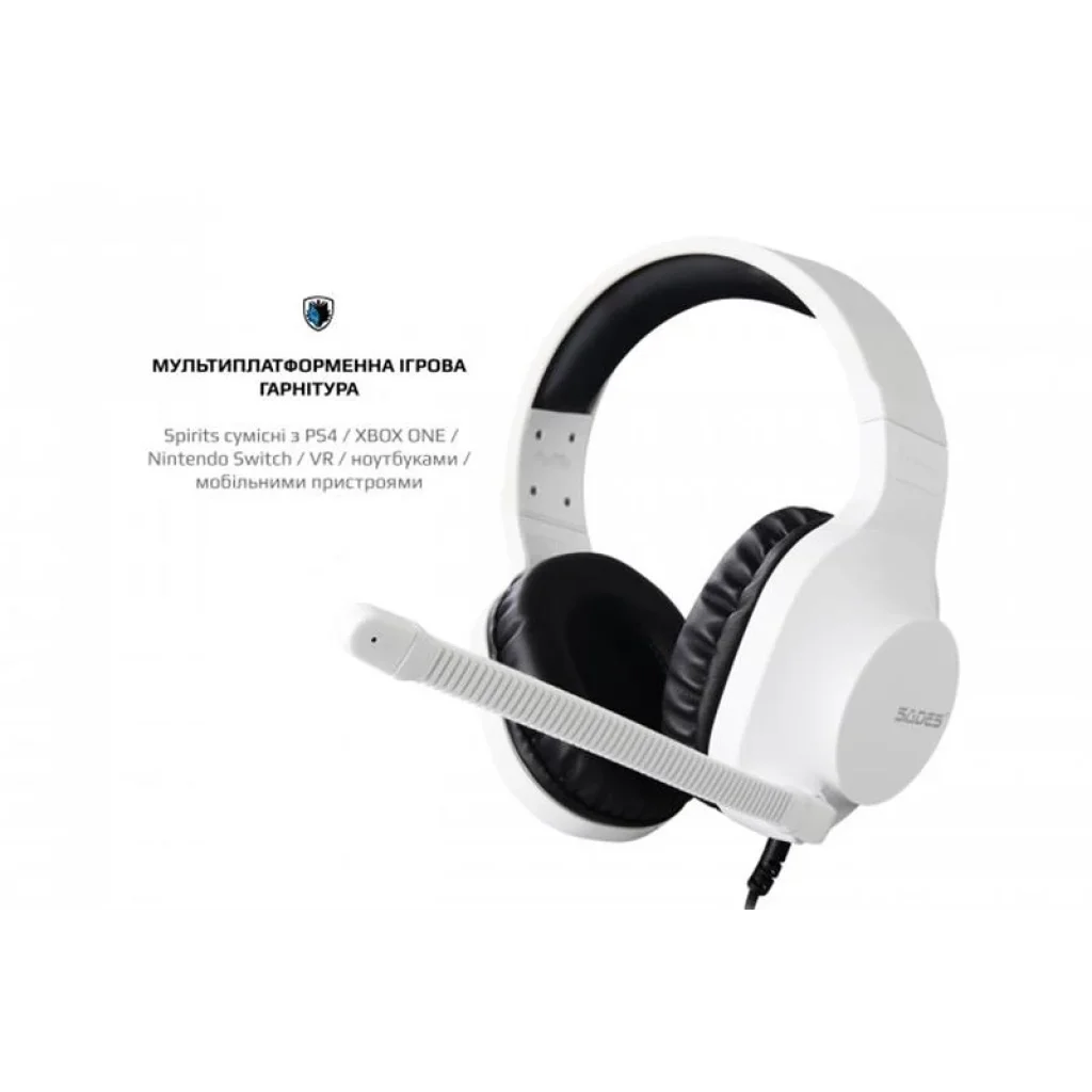 Гарнітура Sades SA-721 Spirits White (sa721wtj) UA