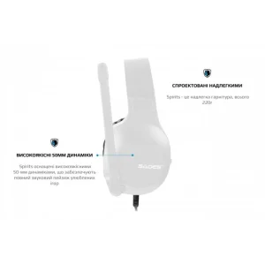 Гарнітура Sades SA-721 Spirits White (sa721wtj) UA