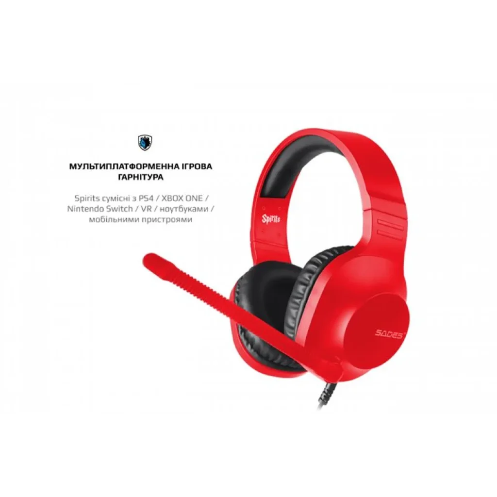 Гарнітура Sades SA-721 Spirits Red (sa721rdj) UA