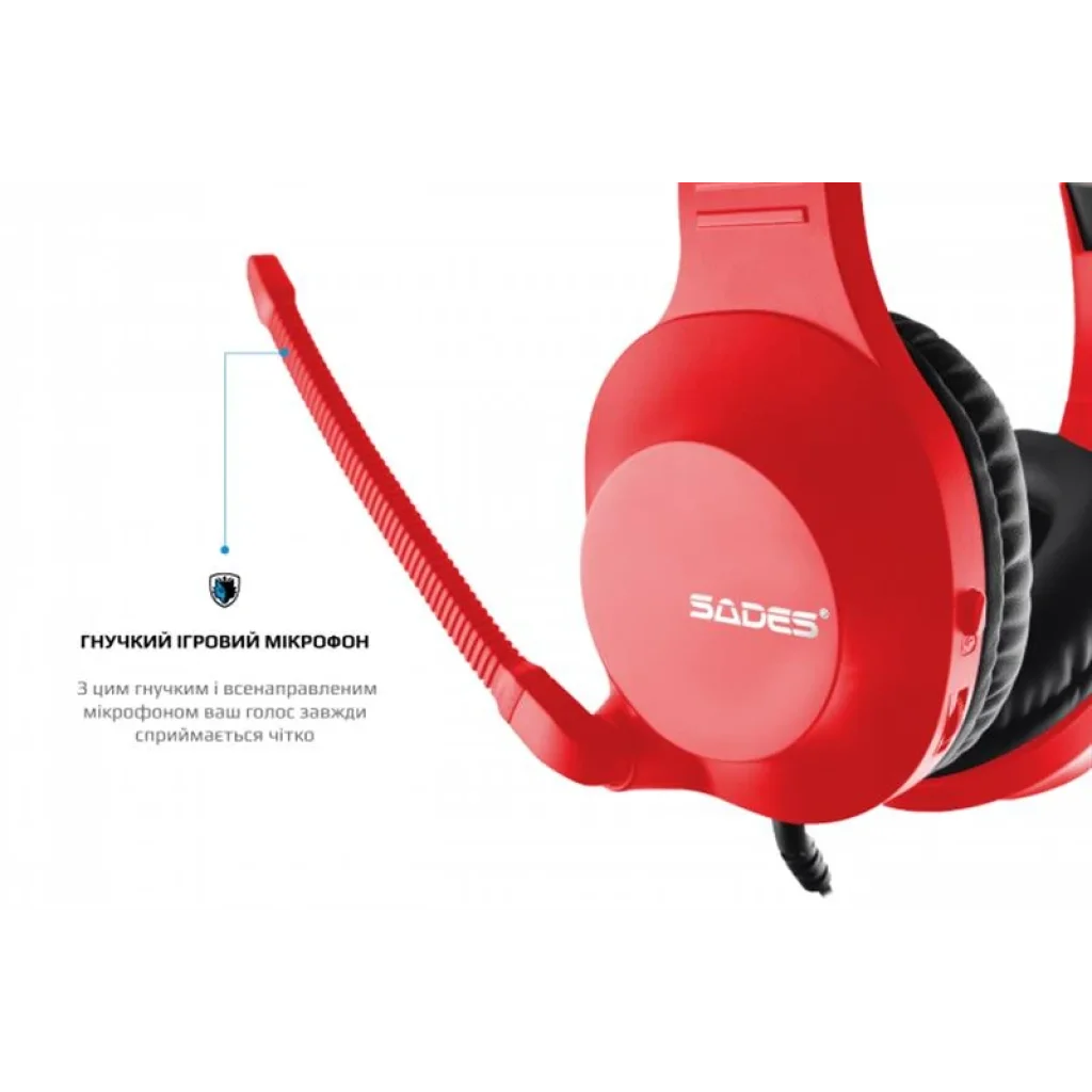 Гарнітура Sades SA-721 Spirits Red (sa721rdj) UA