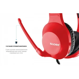 Гарнітура Sades SA-721 Spirits Red (sa721rdj) UA