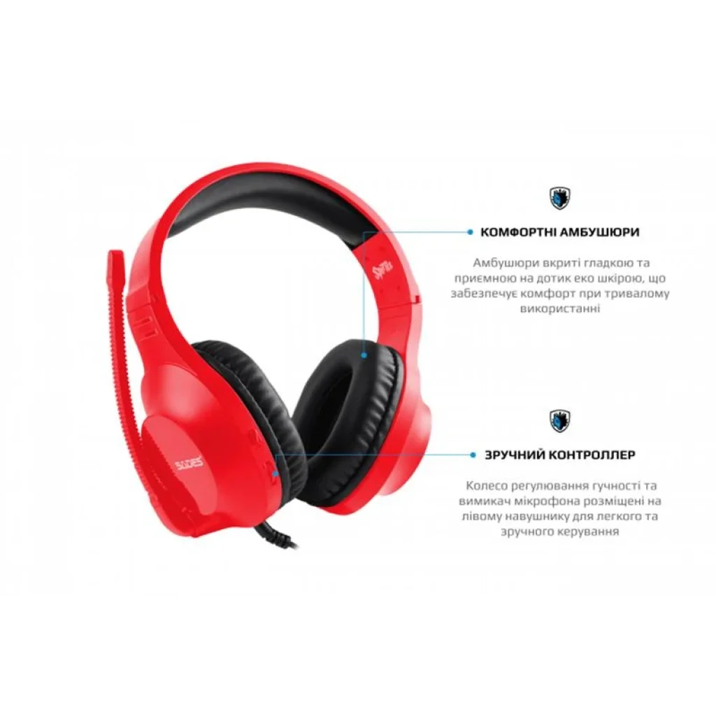 Гарнітура Sades SA-721 Spirits Red (sa721rdj) UA