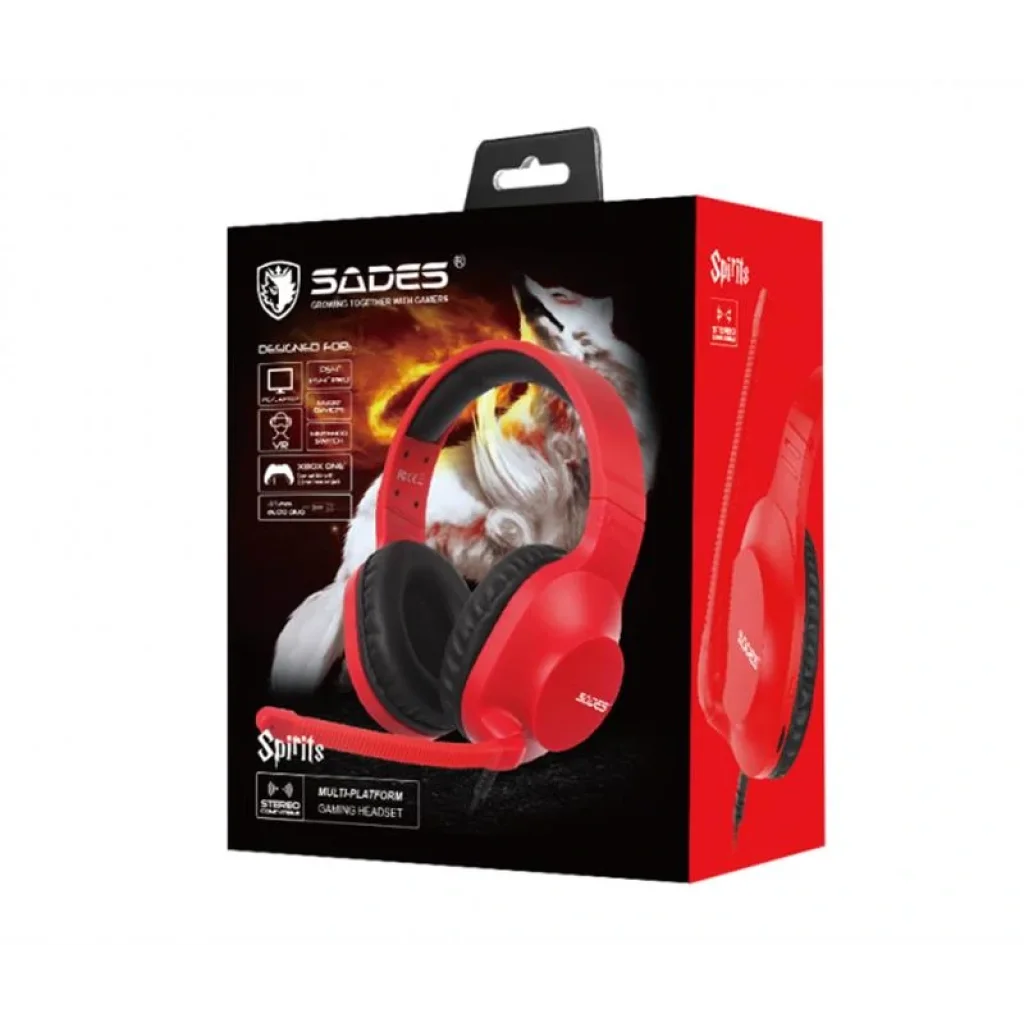 Гарнітура Sades SA-721 Spirits Red (sa721rdj) UA