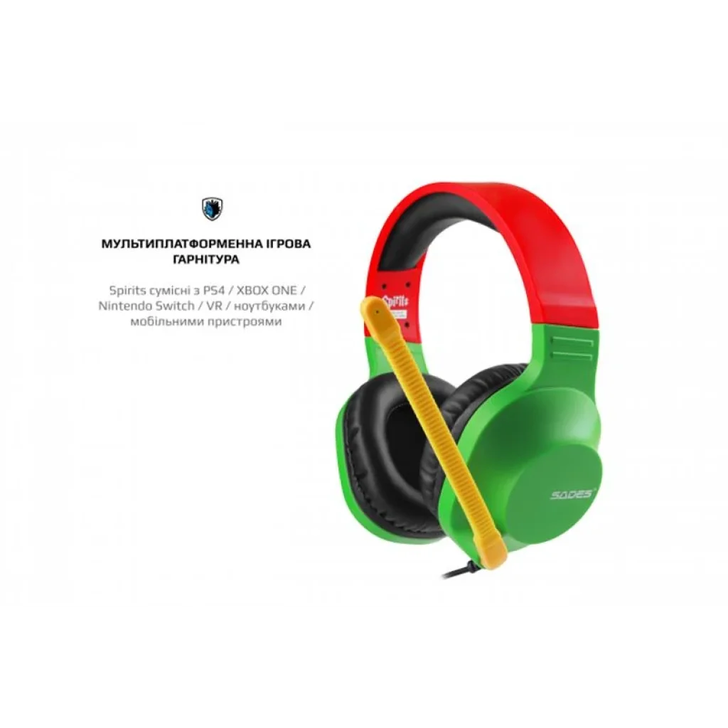 Гарнитура Sades SA-721 Spirits Rasta (sa721rsj) UA