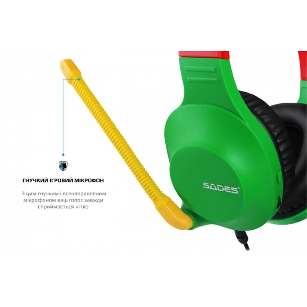 Гарнитура Sades SA-721 Spirits Rasta (sa721rsj) UA