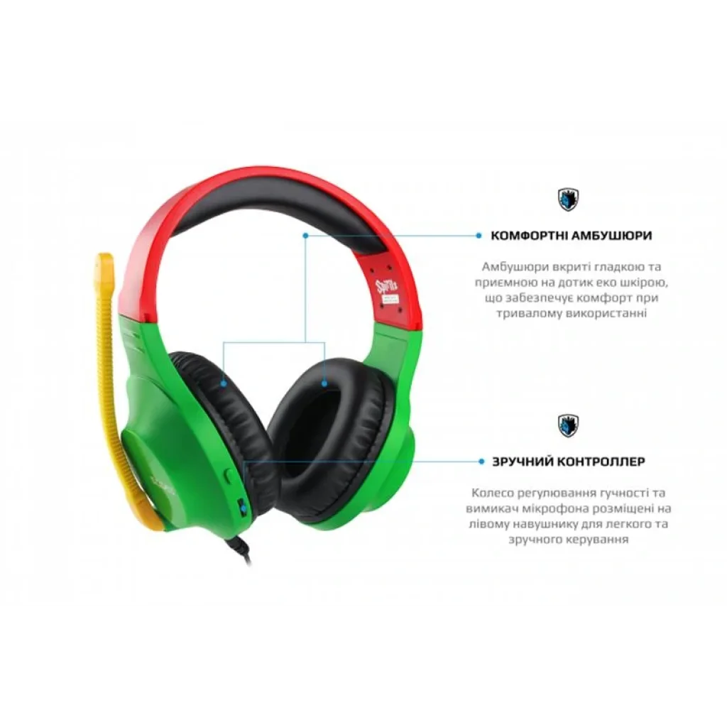 Гарнитура Sades SA-721 Spirits Rasta (sa721rsj) UA