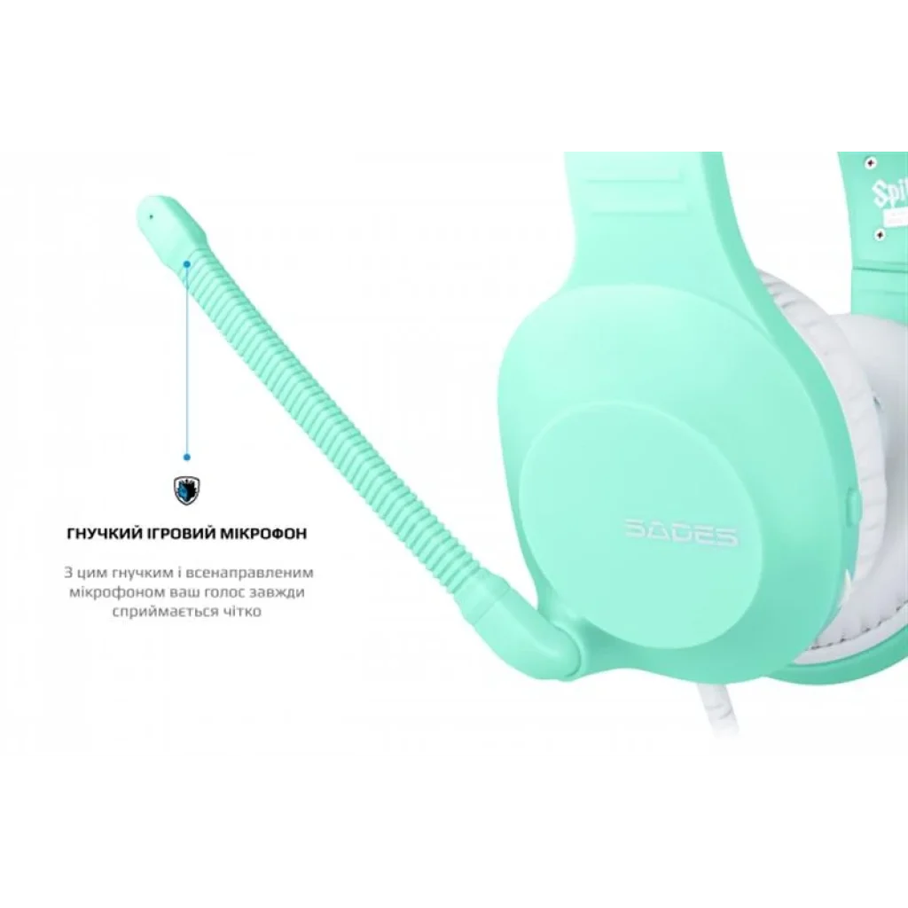 Гарнитура Sades SA-721 Spirits Cyan (sa721cnj) UA