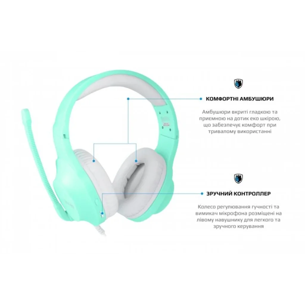 Гарнитура Sades SA-721 Spirits Cyan (sa721cnj) UA