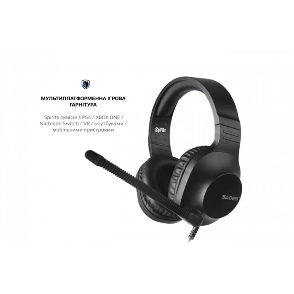 Гарнитура Sades SA-721 Spirits Black (sa721bkj) UA