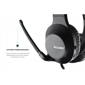 Гарнитура Sades SA-721 Spirits Black (sa721bkj) UA