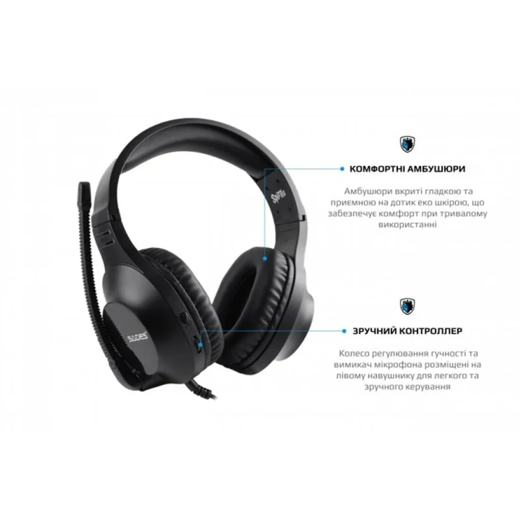 Гарнитура Sades SA-721 Spirits Black (sa721bkj) UA