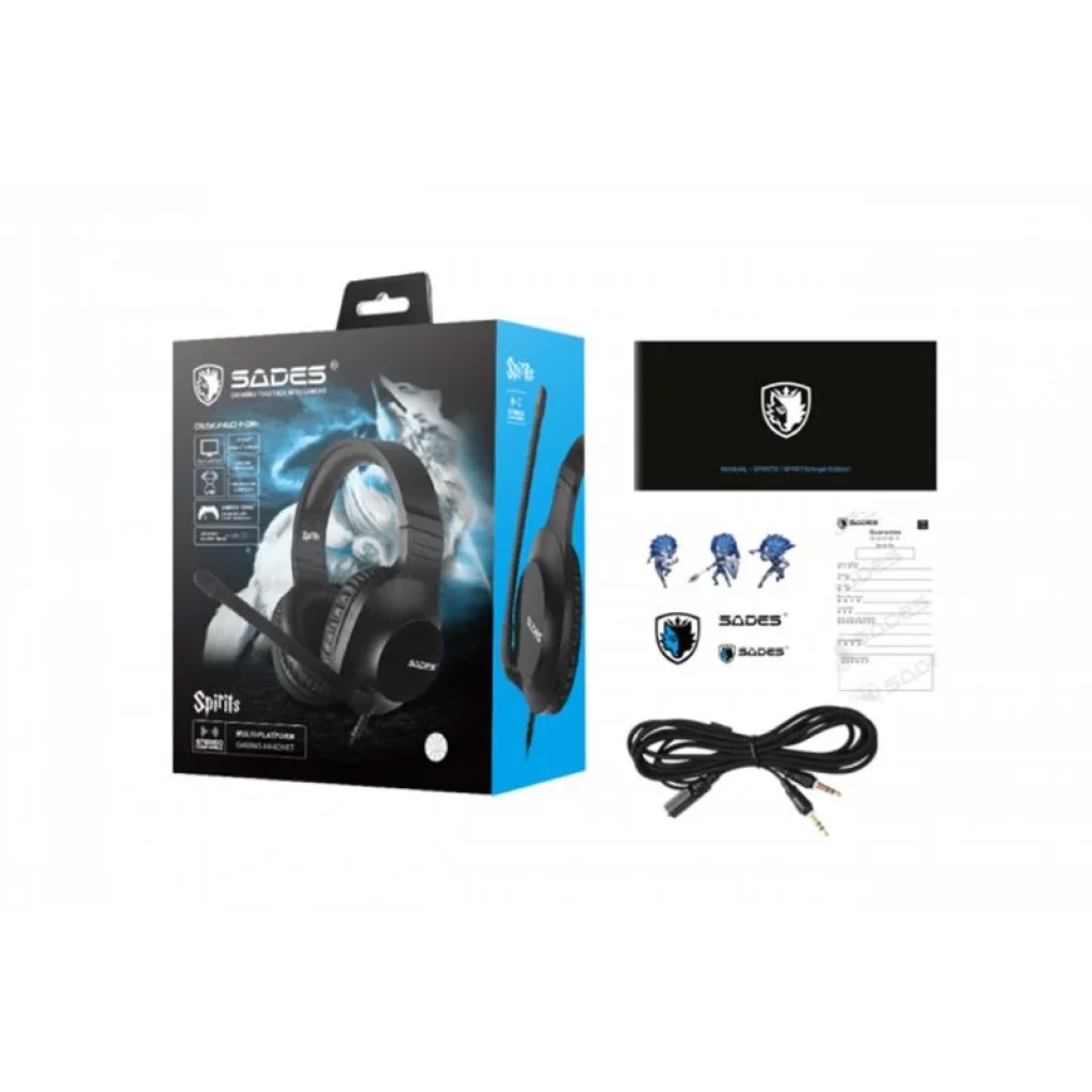 Гарнитура Sades SA-721 Spirits Black (sa721bkj) UA