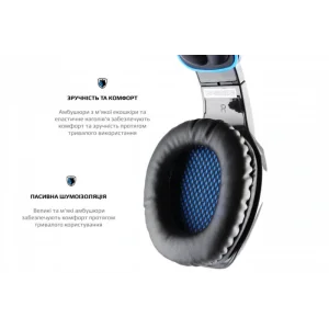 Гарнітура Sades SA-914 Wand Black/Blue LED (sa914bku) UA
