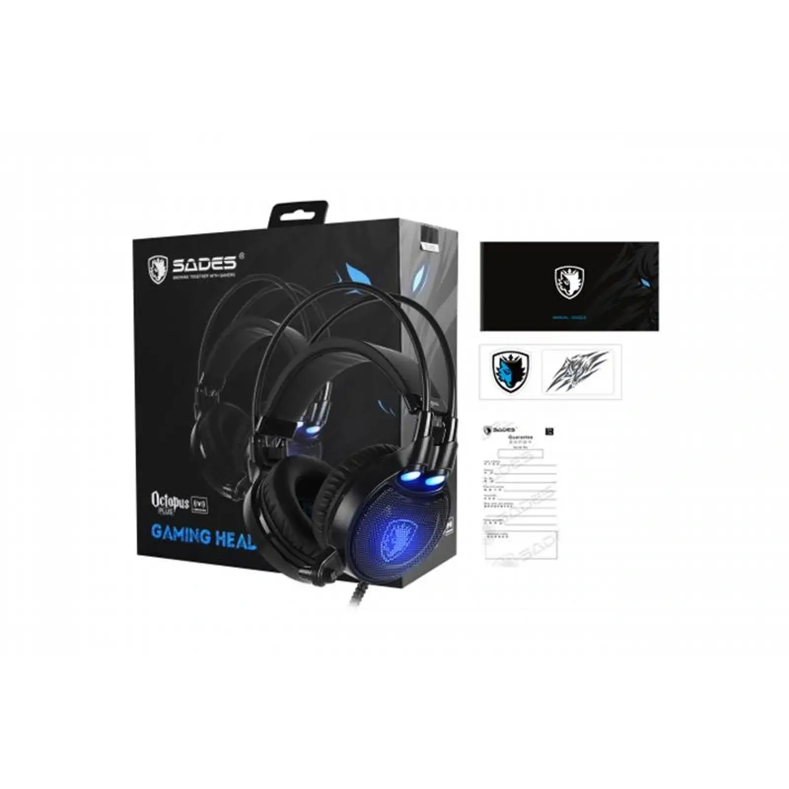 Гарнитура Sades SA-912 Octopus Plus Black (sa912bku) UA