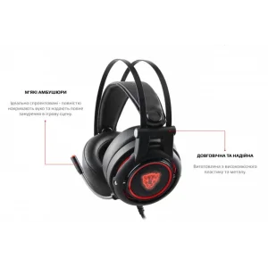 Гарнитура Motospeed H18 Black (mth18he) UA