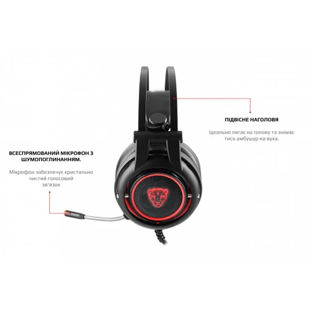 Гарнитура Motospeed H18 Black (mth18he) UA