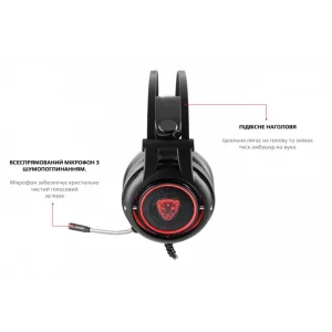 Гарнитура Motospeed H18 Black (mth18he) UA