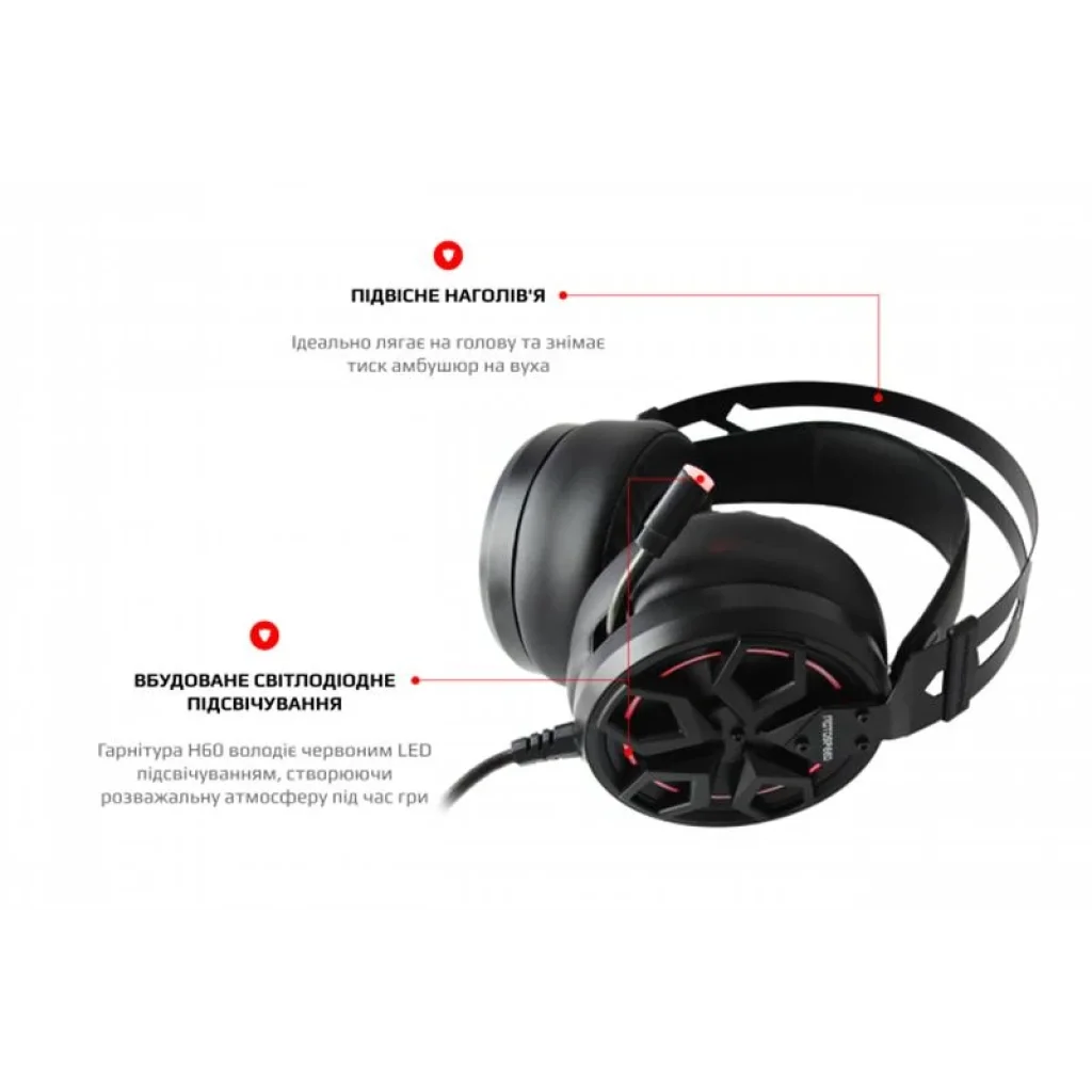 Гарнітура Motospeed H60 Black (mth60) UA