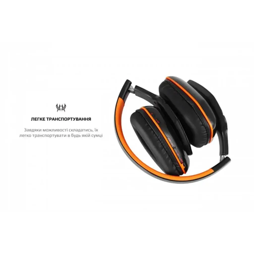 Bluetooth-гарнітура Kotion EACH B3506 Black/Orange (ktb3506bt) UA