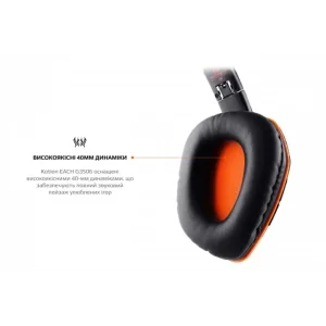 Bluetooth-гарнітура Kotion EACH B3506 Black/Orange (ktb3506bt) UA