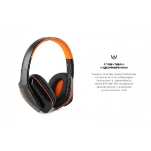 Bluetooth-гарнітура Kotion EACH B3506 Black/Orange (ktb3506bt) UA