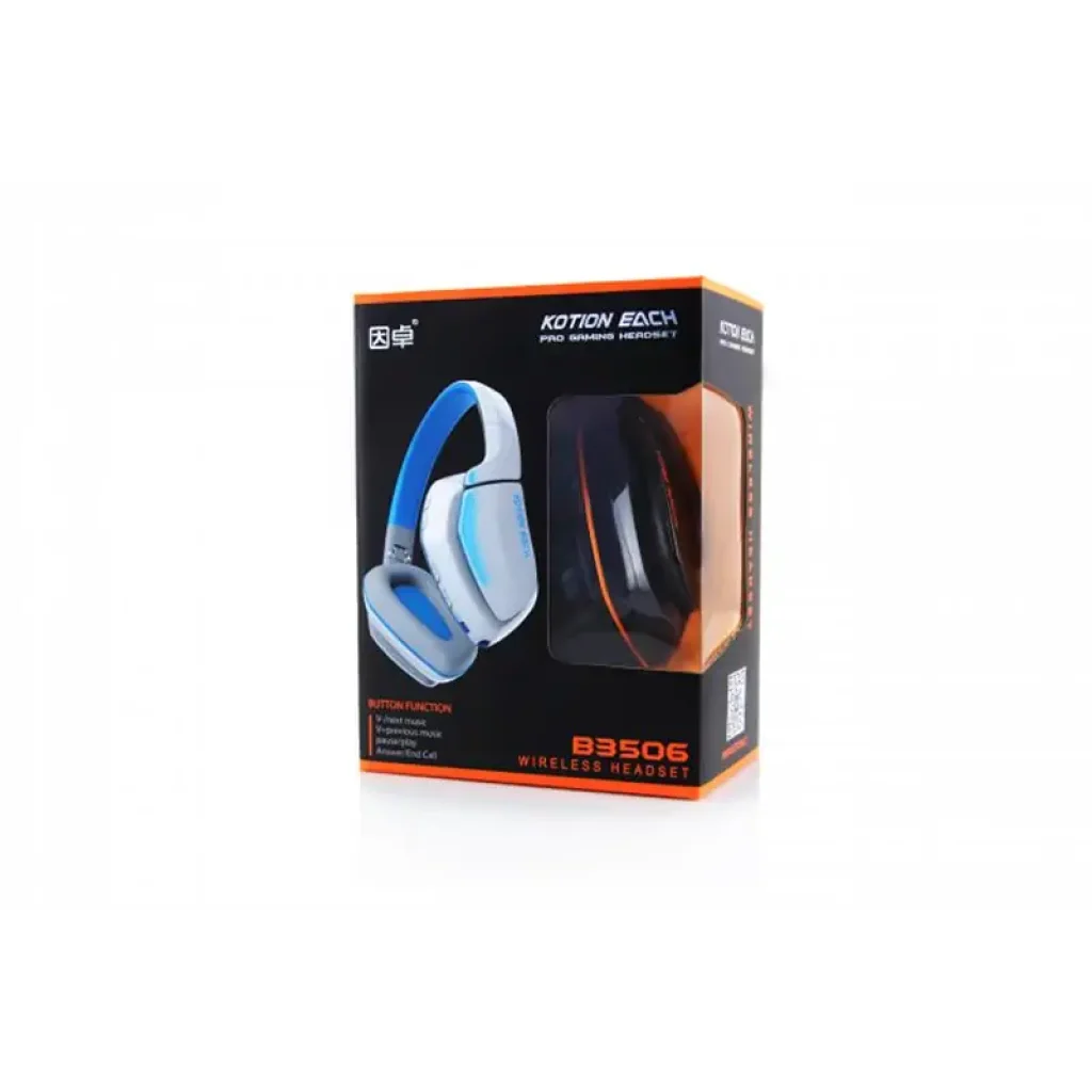Bluetooth-гарнітура Kotion EACH B3506 Black/Orange (ktb3506bt) UA