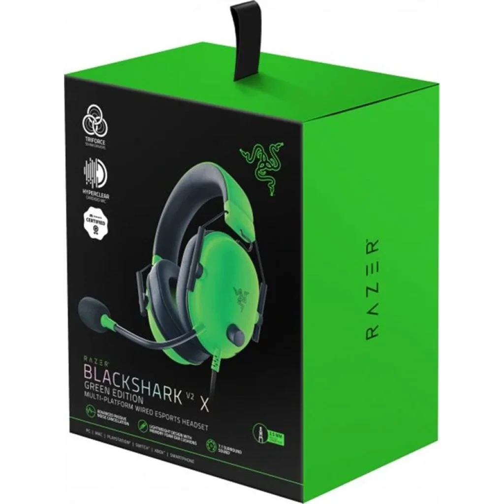 Гарнитура Razer BlackShark V2 X Green (RZ04-03240600-R3M1) UA
